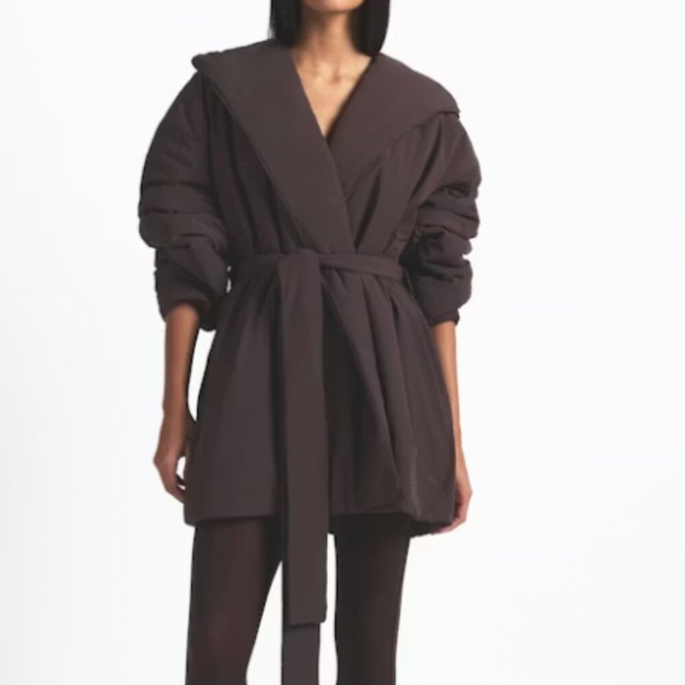 NikeSKIMS Nylon Woven Wrap Coat Phoenix XS (OVERSIZED) NWOT *SOLD OUT ON SITE*